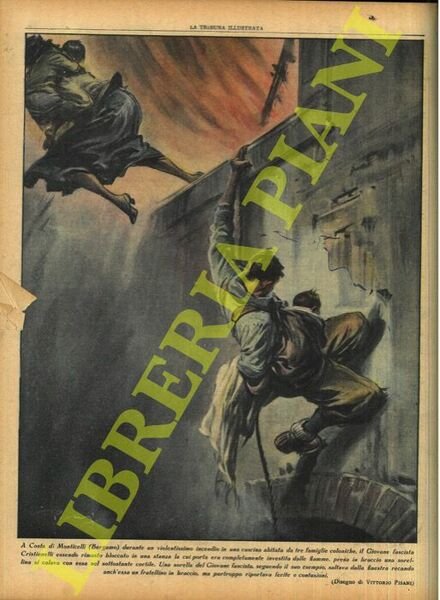 A Costa di Monticelli (Bergamo) durante un violentissimo incendio in … | Immagine principale