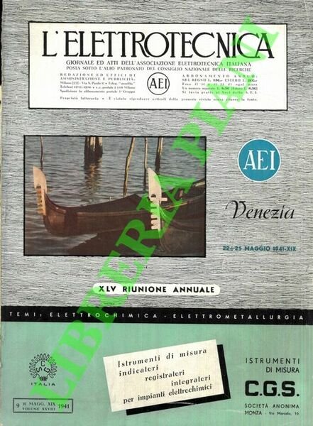L'elettrotecnica. Giornale ed atti della Associazione Elettrotecnica Italiana.