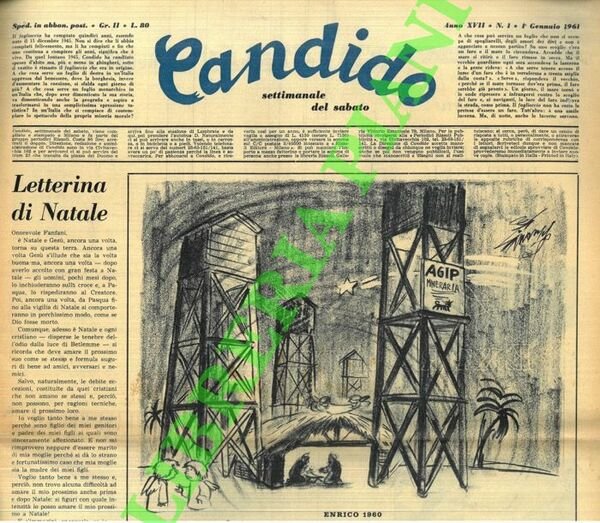 Candido. Settimanale del sabato. 1961.