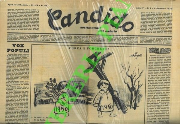 Candido. Settimanale del sabato. 1950.