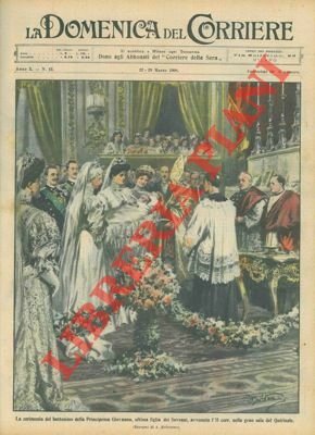 Il battesimo della Principessa Giovanna in Quirinale.
