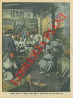 Scuola d'arte e mestieri aperta a Cheren (Eritrea), per ragazzi indigeni.