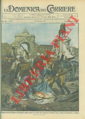 Soldati passati dalla parte dei rivoltosi calpestano la bandiera reale …