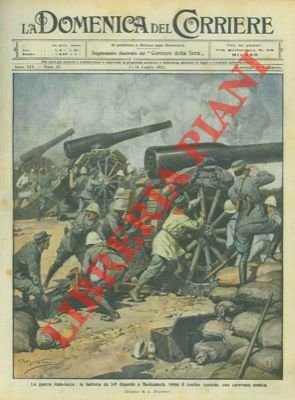 La batteria da 149 disperde a Bu-Kamech una carovana nemica.