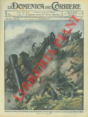 Cannone da 149 delle nostre fortificazioni (a Monte Chauberton, Susa) …