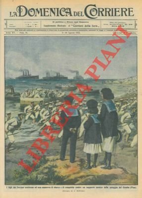 I figli dei sovrani assistono alle manovre sulla spiaggia del …