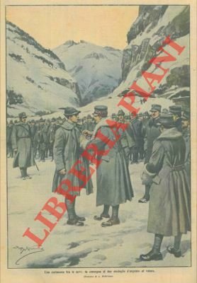 Cerimonia sulle nevi : la consegna di due medaglie d'argento …