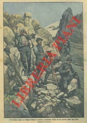 Segnalazioni ottiche da una posizione difesa dagli alpini in Trentino. | Immagine principale