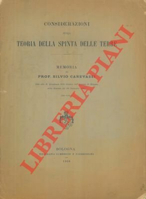 Considerazioni sulla teoria della spinta delle terre. Unito a: Considerazioni …
