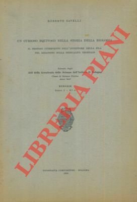 Un curioso equivoco nella storia della biologia. Il preteso intervento …