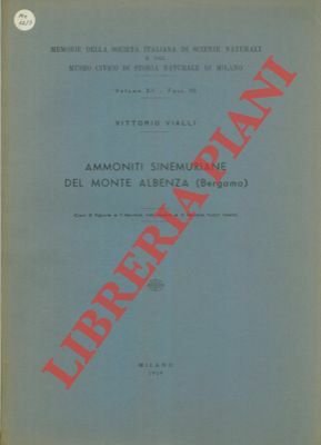 Ammoniti sinemuriane del Monte Albenza (Bergamo).