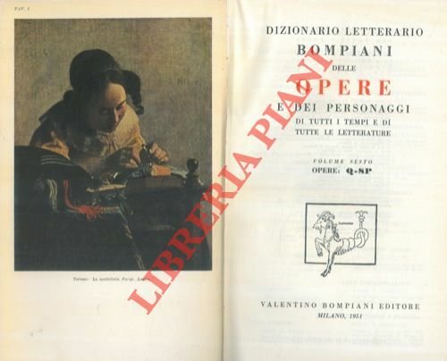 Dizionario letterario Bompiani delle opere e dei personaggi di tutti …