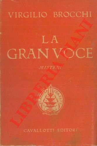 La gran voce. Misteri.