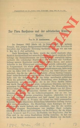 Zur Flora Sardiniens und der adriatischen Kustenlander.