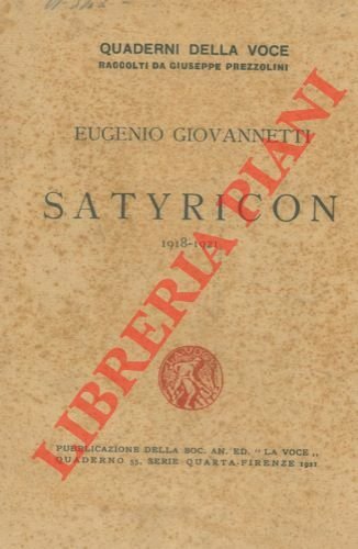Satyricon. 1918-1921.