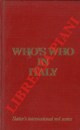 Who's who in Italy. 1990. A-K, L-Z.