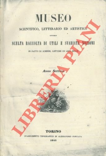 Museo scientifico, letterario ed artistico ovvero scelta raccolta di utili …
