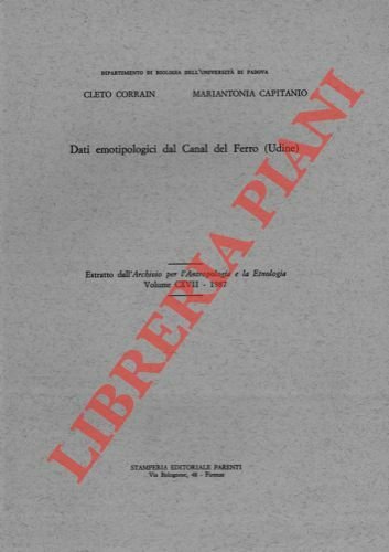 Dati emotipologici del Canal del Ferro (Udine) | Immagine Gallery 1