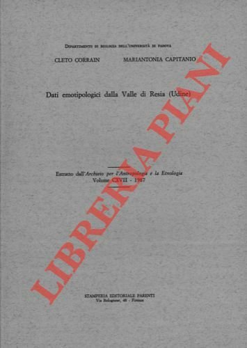 Dati emotipologici della Valle di Resia. (Udine) | Immagine Gallery 1