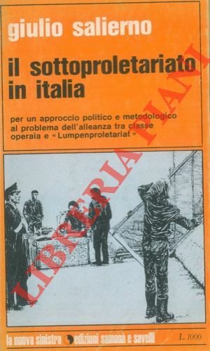 Il sottoproletariato in Italia. Per un approccio politico e metodologico …