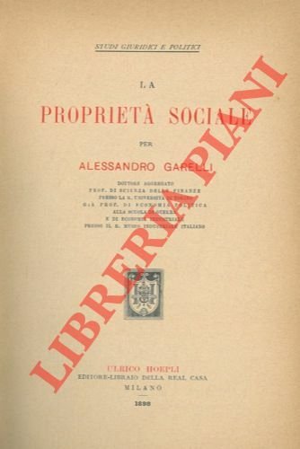 La proprietà sociale.