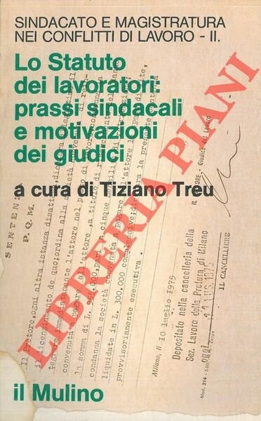 Sindacato e magistratura nei conflitti di lavoro. Lo statuto dei …