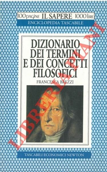 Dizionario dei termini e dei concetti filosofici.