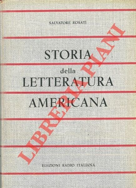 Storia della letteratura americana.