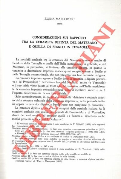 Considerazioni sui rapporti tra la ceramica dipinta del Materano e …