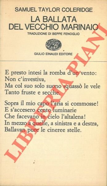 La ballata del vecchio marinaio.