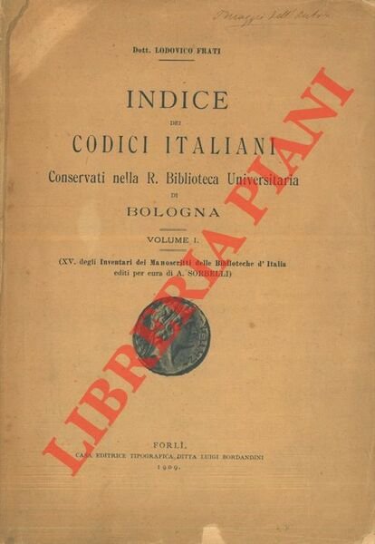Indice dei codici italiani conservati nella R. Biblioteca Universitaria di …