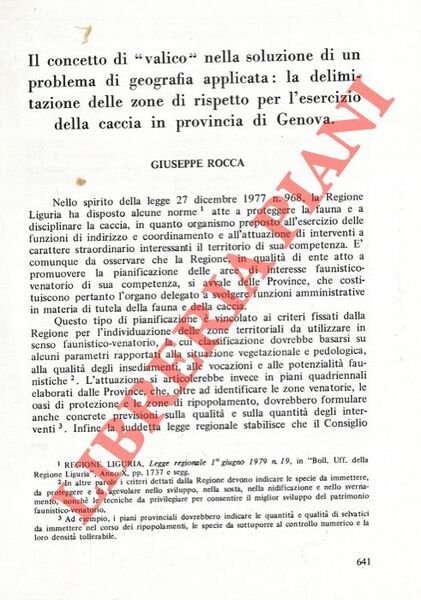 Il concetto di “valico” nella soluzione di un problema di …