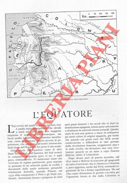 L'Equatore.