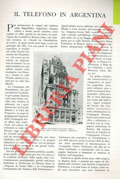 Il telefono in Argentina.