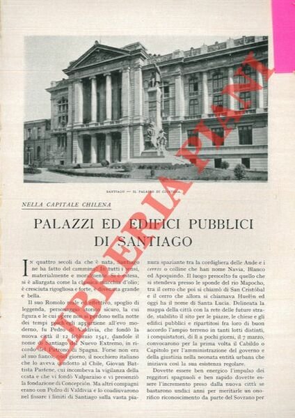 Palazzi ed edifici pubblici di Santiago.