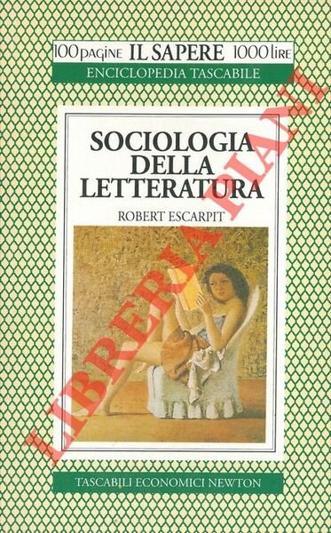 Sociologia della letteratura.