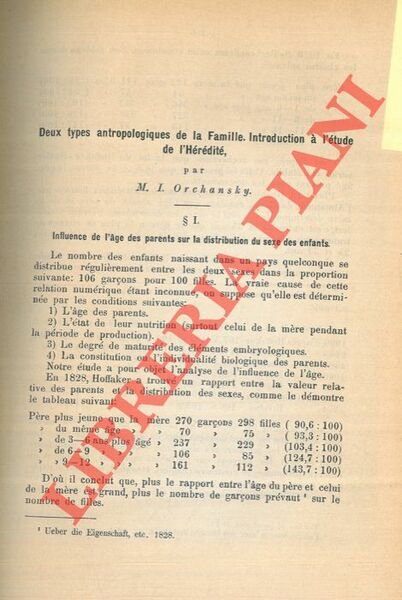 Deux types anthropologiques de la famille. Introduction à l'étude de …