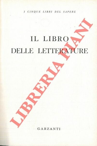 I cinque libri del sapere. I. Il libro delle letterature. II. Il libro delle arti. Panorama di storia dell'arte. Storia della musica. Breve storia del cinema. III. Il libro della storia. Storia dei popoli. Le religioni del mondo. Breve storia del pensiero. IV. Il libro delle scienze. Astronomia. Geologia. Animali. Piante e minerali. Fisica. Matematica. Chimica. Geografia. V. Il libro dell'uomo. Tecnica del lavoro. Sport. Storia della medicina. Psicologia. VI. Guida per la formazione di una biblioteca. Tavole cronologiche. Atlante geografico. Indice analitico.