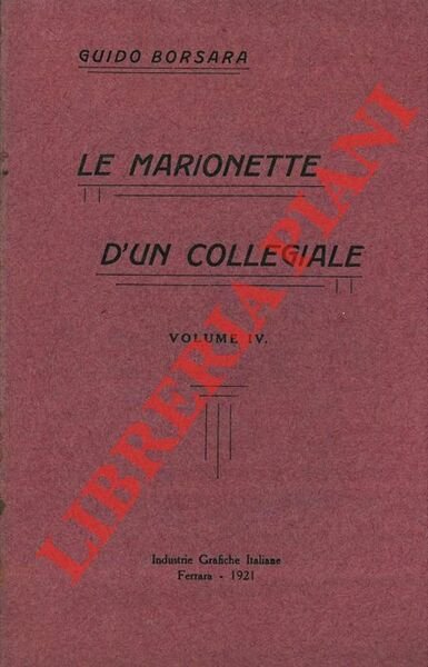 Le marionette d'un collegiale.