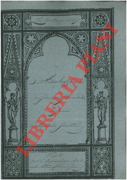 Assoluzione per un pezzo di terra.