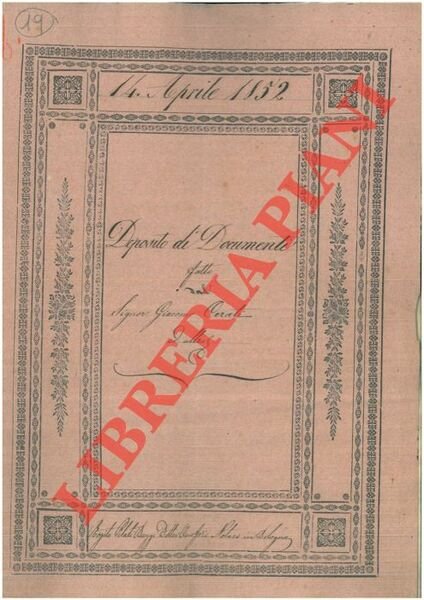 Deposito di documenti.