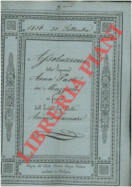 Assoluzione in denaro.