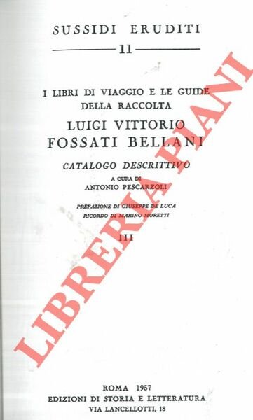 I libri di viaggio e le guide della raccolta "Luigi … | Immagine principale