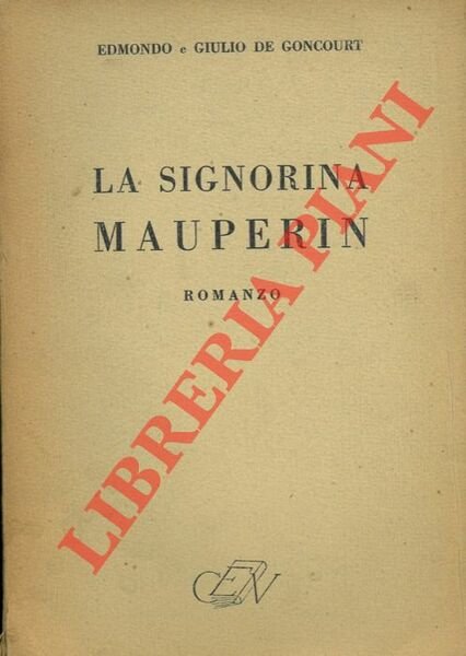 La signorina Mauperin.
