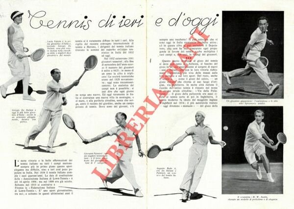 Tennis di ieri e di oggi.