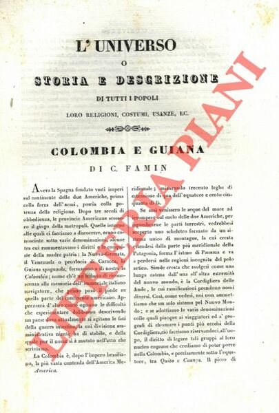Colombia e Guiana.