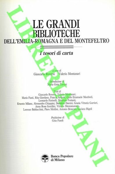 Le grandi biblioteche dell'Emilia-Romagna e del Montefeltro. I tesori di …