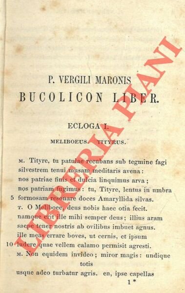 Bucolicon Liber. Georgicon Liber. Aeneidos Liber. Catalecta. Culex. Ciris. Moretum.