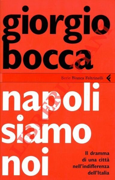 Napoli siamo noi. Il dramma di una città nell'indifferenza dell'Italia.