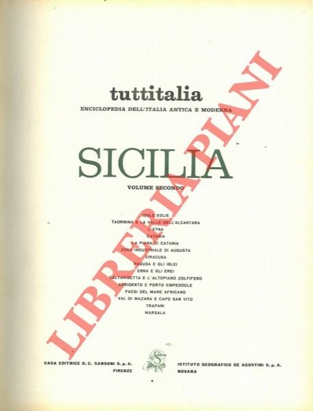 Sicilia. Volume II° :